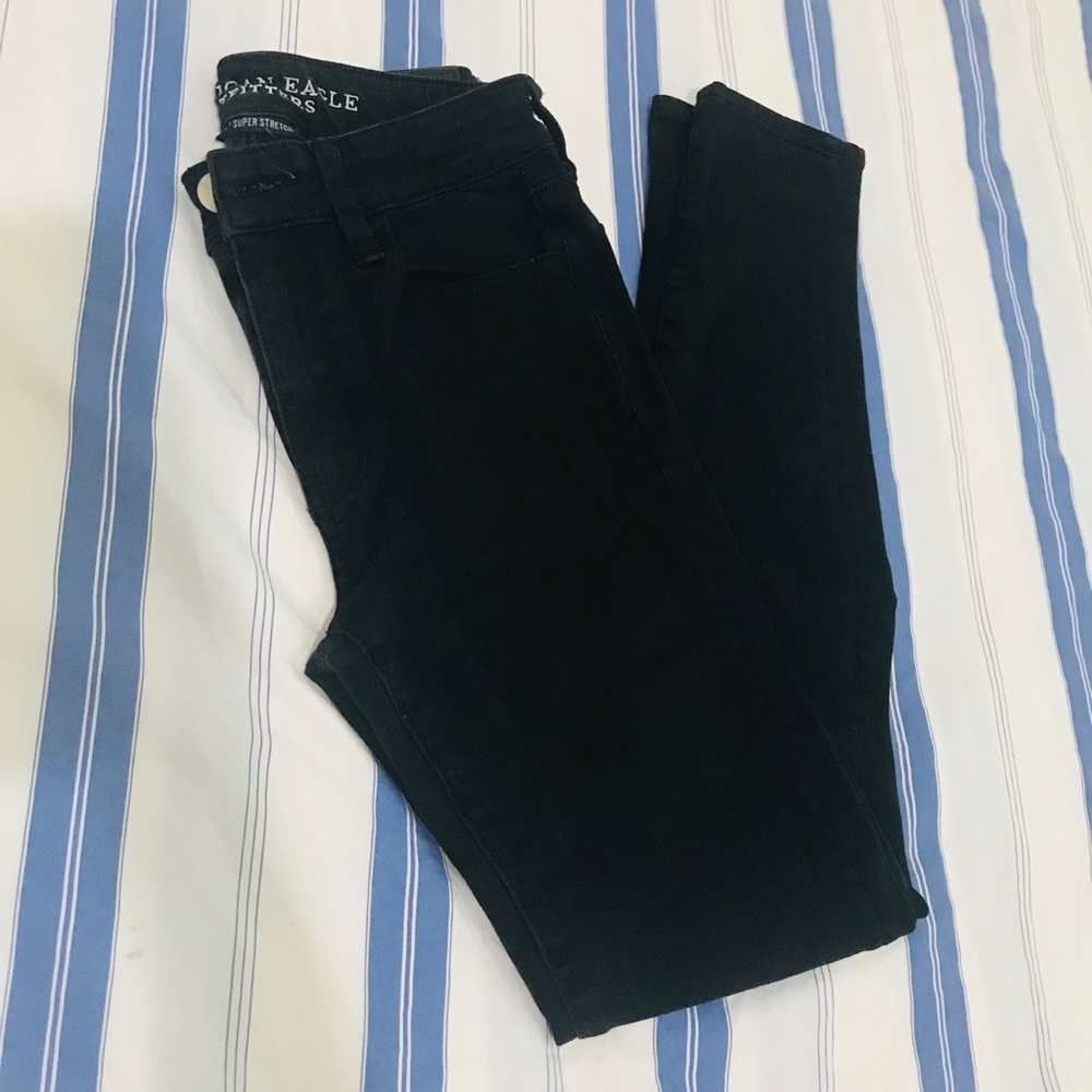 Black American Eagle Jeggings 👖